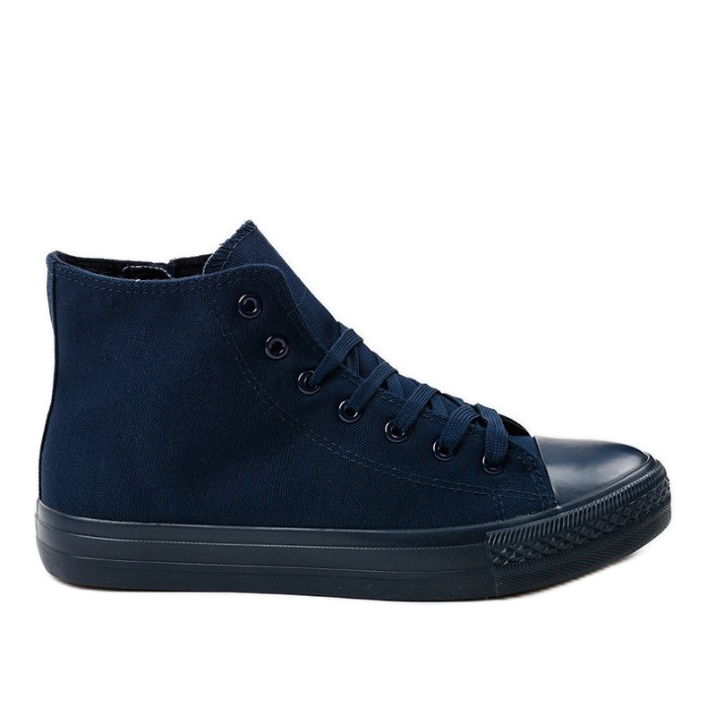 Baskets montantes homme bleu marine XN50