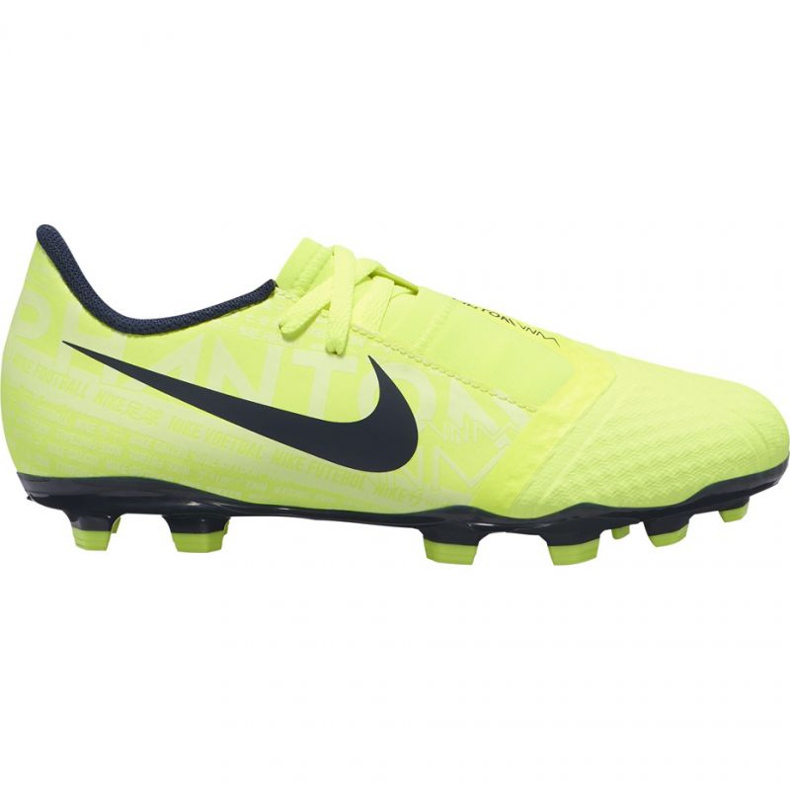 Chaussures de football Nike Phantom Venom Academy Fg Jr AO0362-717 jaune jaunes