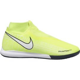 Chaussures d'intérieur Nike Phantom Academy Df Ic M AO3267-717 jaune jaune