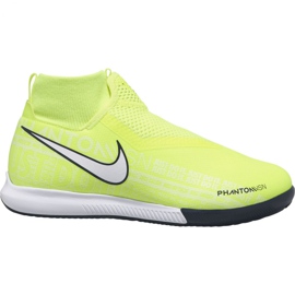 Chaussures d'intérieur Nike Phantom Vsn Academy Df Ic Jr AO3290-717 jaune jaune