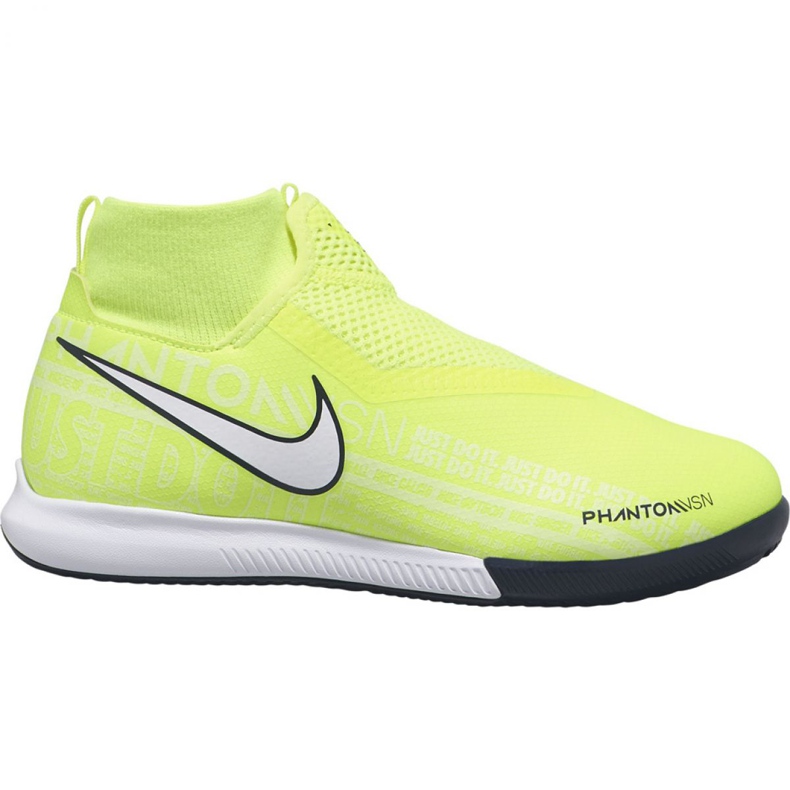 Chaussures d'intérieur Nike Phantom Vsn Academy Df Ic Jr AO3290-717 jaune jaune