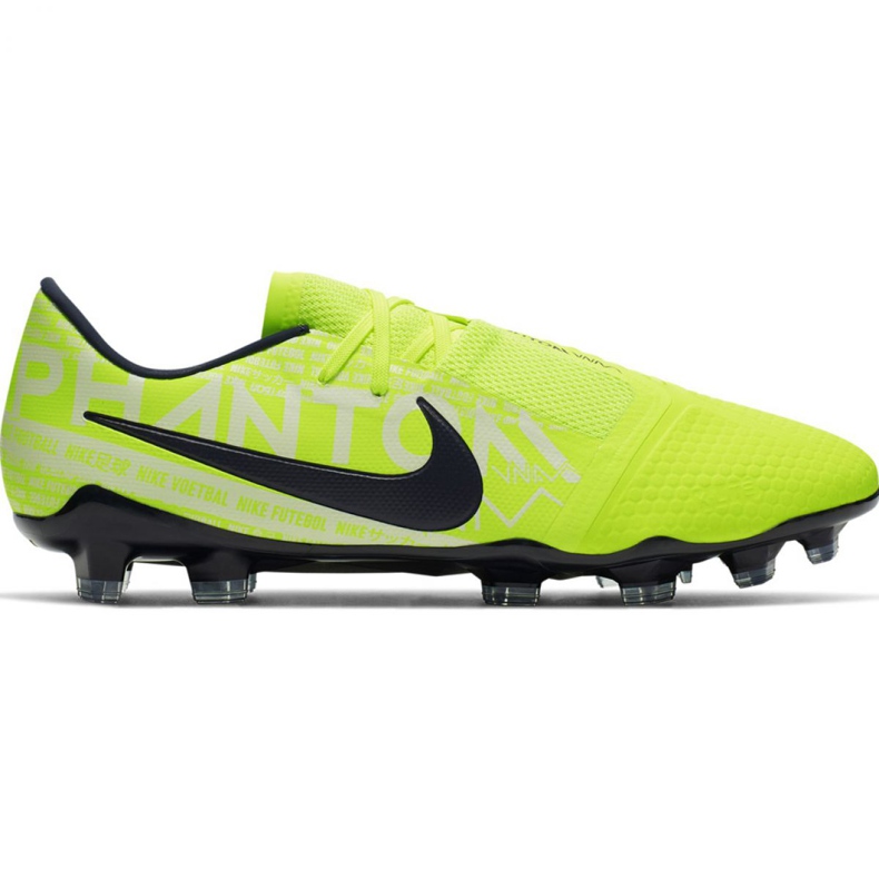 Chaussures de football Nike Phantom Venom Pro Fg M AO8738-717 multicolore jaune