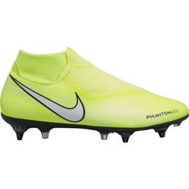 Nike Phantom Vsn Academy Df Sg Pro Ac M BQ8845-717 chaussures de football jaune jaune