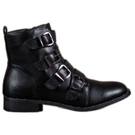 Cm Paris Bottes Avec Boucles noir