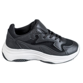 SHELOVET Baskets de sport noir