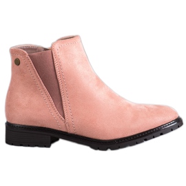 Clowse Bottes poudre classiques rose