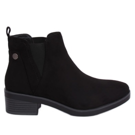 Bottines Chelsea noires pour femmes 8B978 Noir