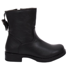 Bottes militaires noires JY705 Noir le noir