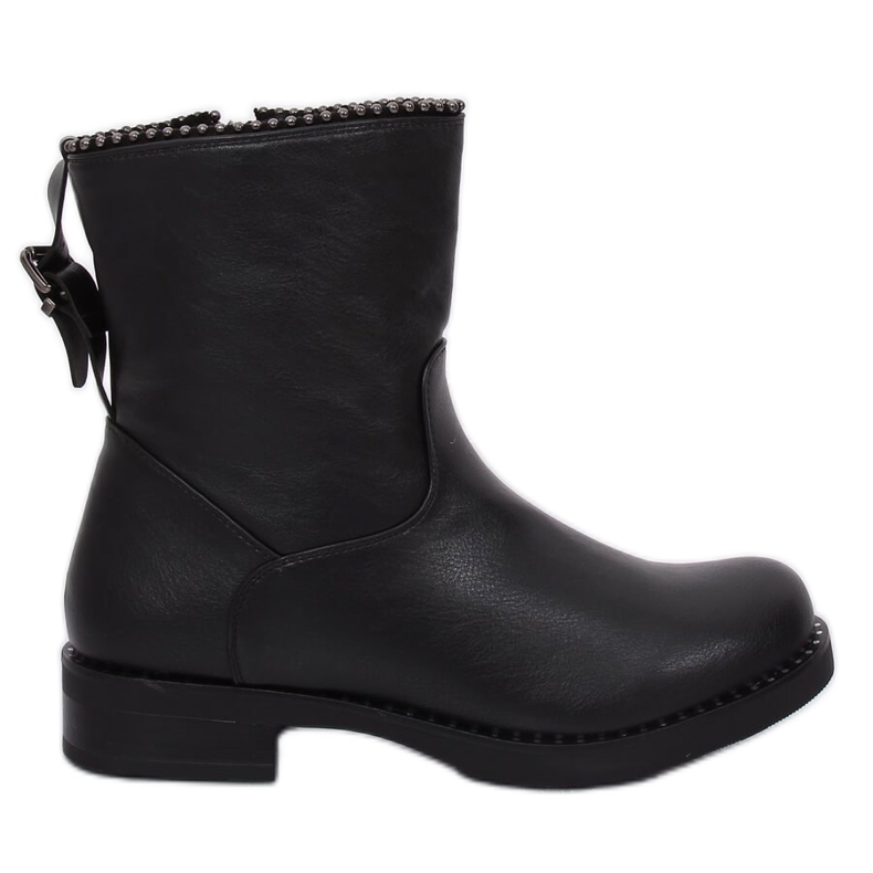 Bottes militaires noires JY705 Noir le noir