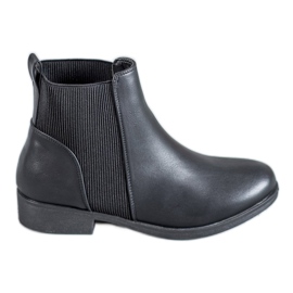 Abloom Bottines à enfiler pour femmes le noir
