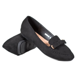 SHELOVET Ballerine Avec Noeud le noir