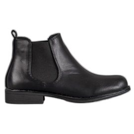 Small Swan Bottines Chelsea classiques le noir
