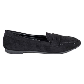 Cm Paris Mocassins en daim le noir