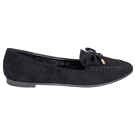 Cm Paris Ballerine Avec Noeud noir