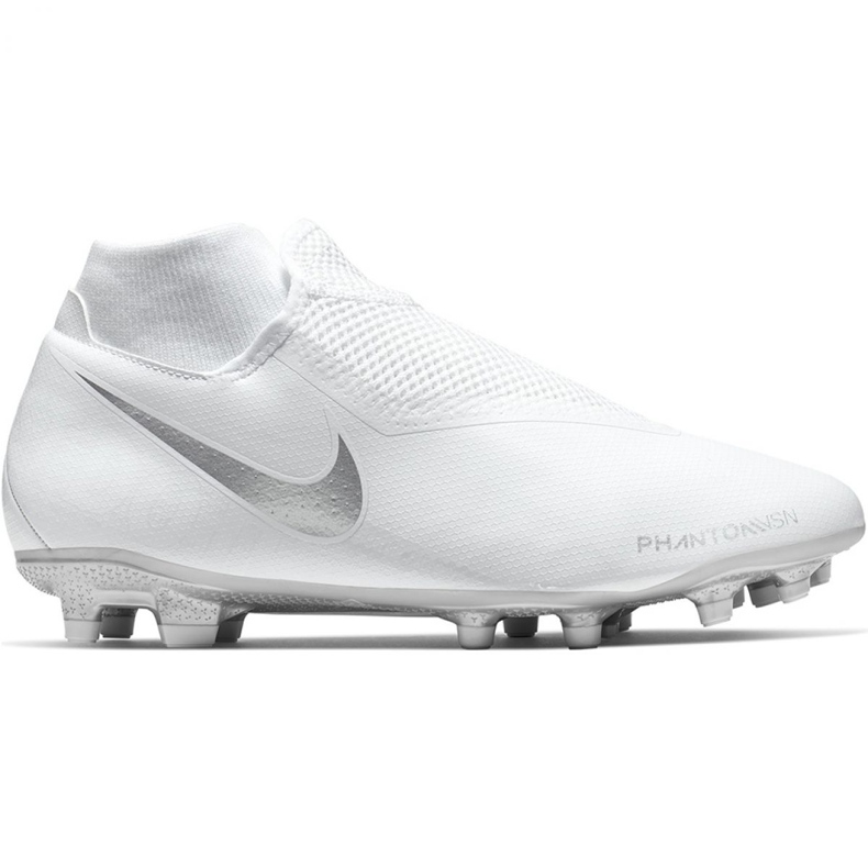 Chaussure de football Nike Phantom Vsn Academy Df FG / MG M AO3258-100 blanche blanche