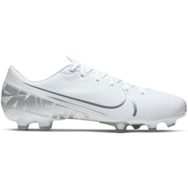 Chaussure de football Nike Mercurial Vapor 13 Academy FG / MG M AT5269-100 blanc blanc