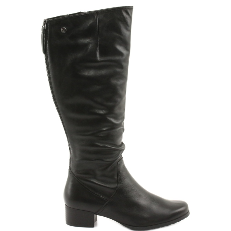 Caprice 25500 bottes noires ajustables le noir