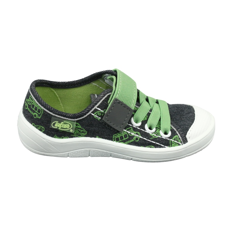 Chaussures enfant Befado 251X119 gris multicolore vert