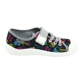 Chaussures pour enfants Befado 251Y137 noir rose multicolore