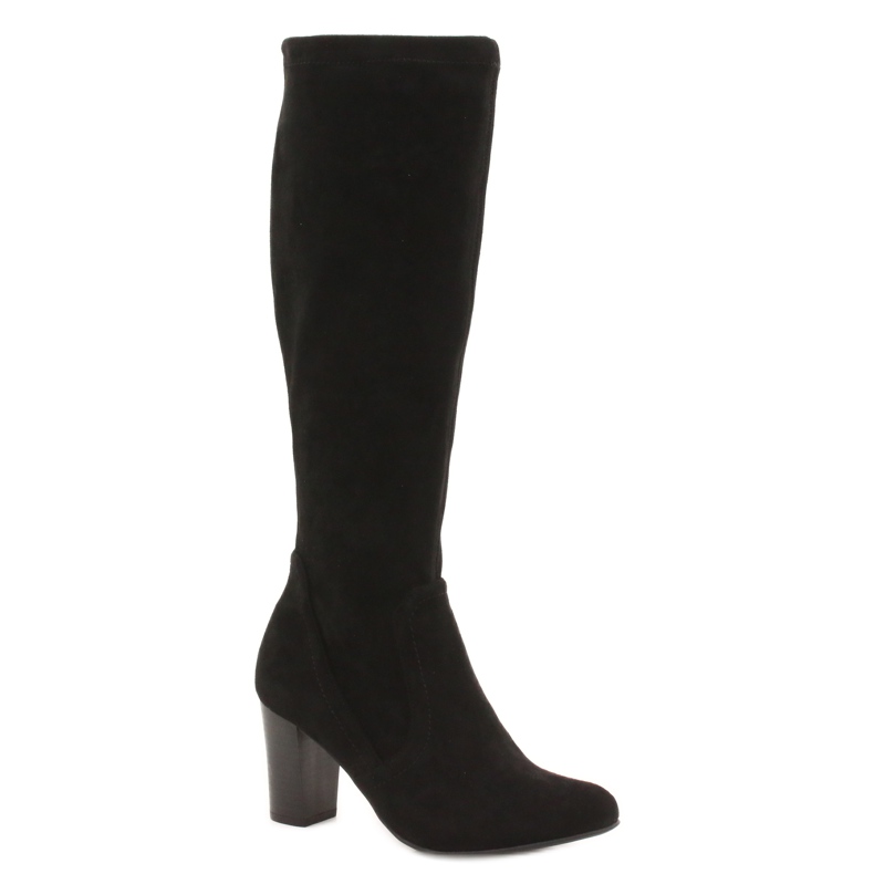 Noir Bottines femme en daim Caprice 25502-27 044 le noir