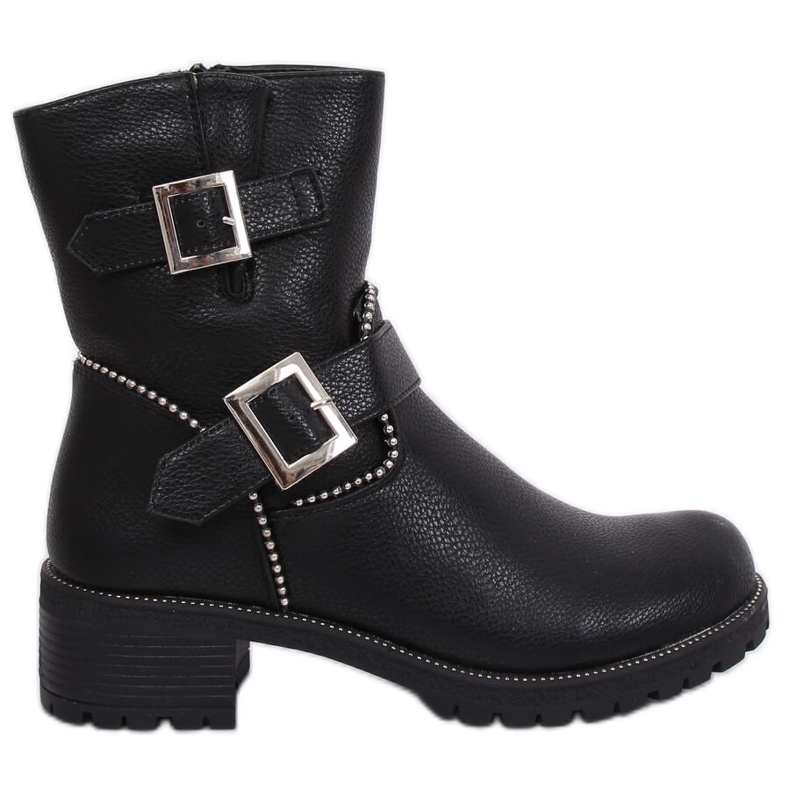 Bottes militaires noires A-339 Noir le noir