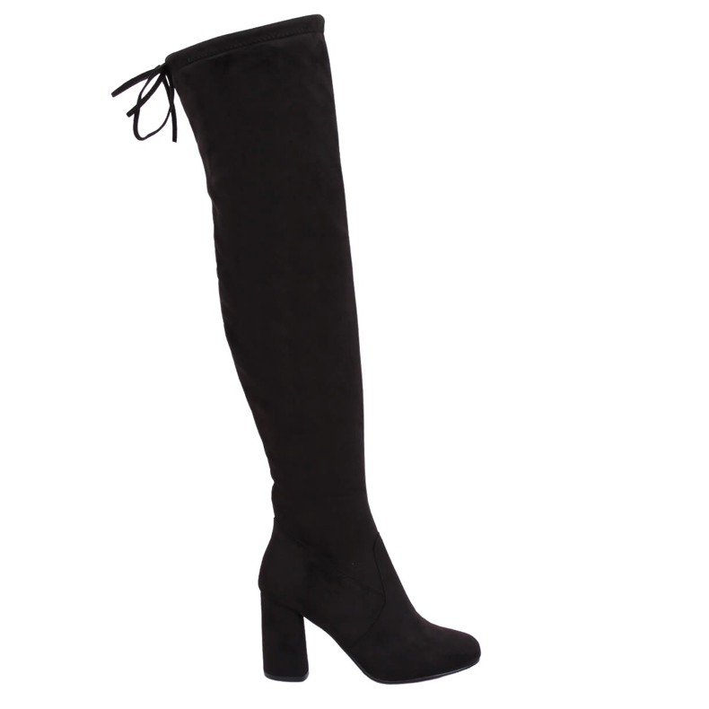 Bottines noires à talons PE239P Noir le noir