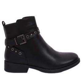 Bottines Chelsea noires pour femmes KL-578 Noir
