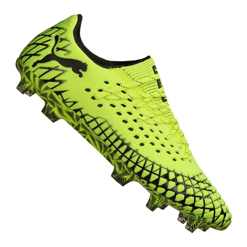 Chaussures de foot Puma Future 4.1 Netfit Low Fg / Ag M 105730-02 jaune jaune