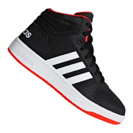 Chaussures adidas Hoops Mid 2.0 K Jr B75743 le noir