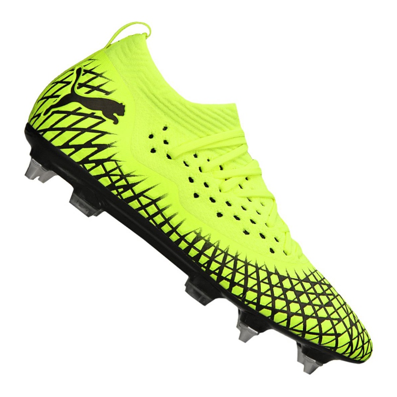Puma Future 4.2 Netfit Mx Sg M 105679-02 chaussures de football jaune jaune