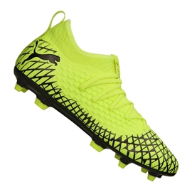 Chaussures de foot Puma Future 4.3 Netfit Fg / Ag M 105612-03 multicolore jaunes