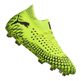 Chaussures de foot Puma Future 4.1 Netfit Fg / Ag M 105579-03 jaune jaune