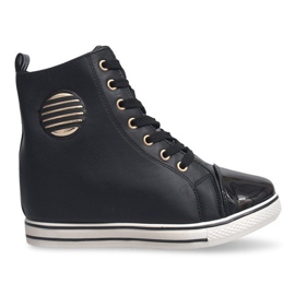 Baskets à la mode B118 Noir le noir