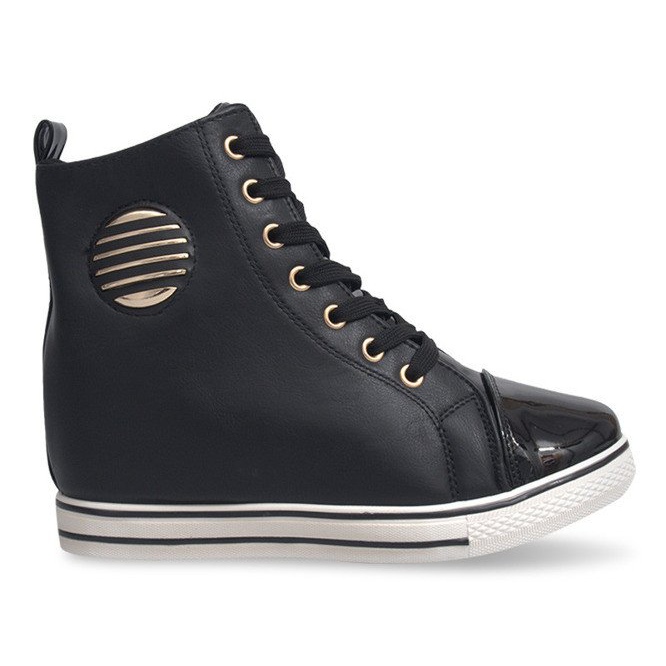 Baskets à la mode B118 Noir le noir
