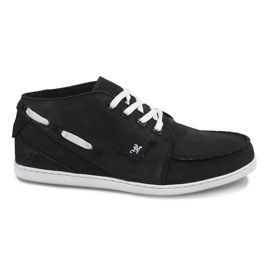Baskets Hautes En Cuir MID1 Noir le noir