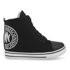 Baskets à la mode LT1608 Noir le noir