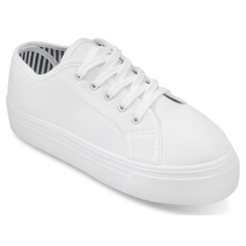 Baskets Compensées 4961 Blanc blanche