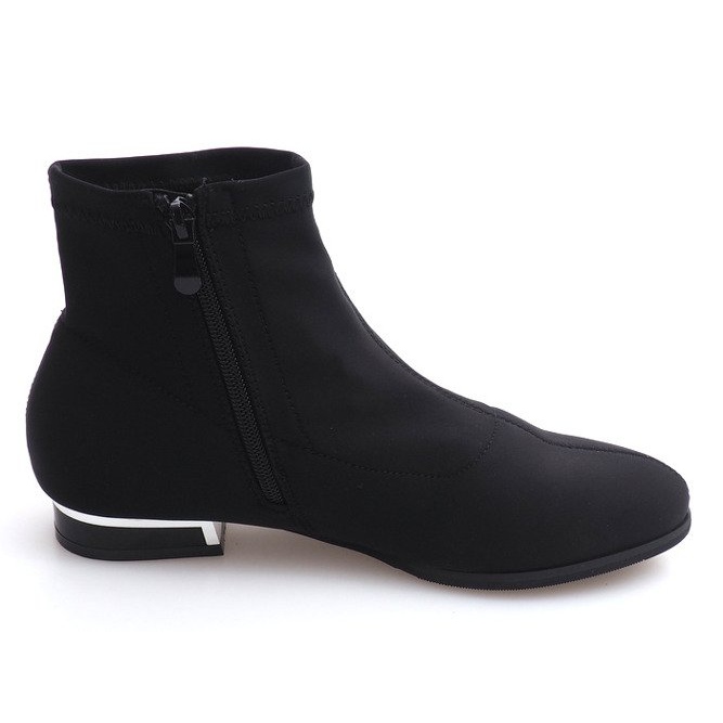 Bottes en matière élégante 26003 Noir le noir
