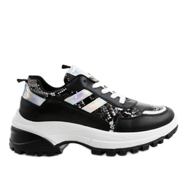 Chaussures de sport élégantes noires 690051