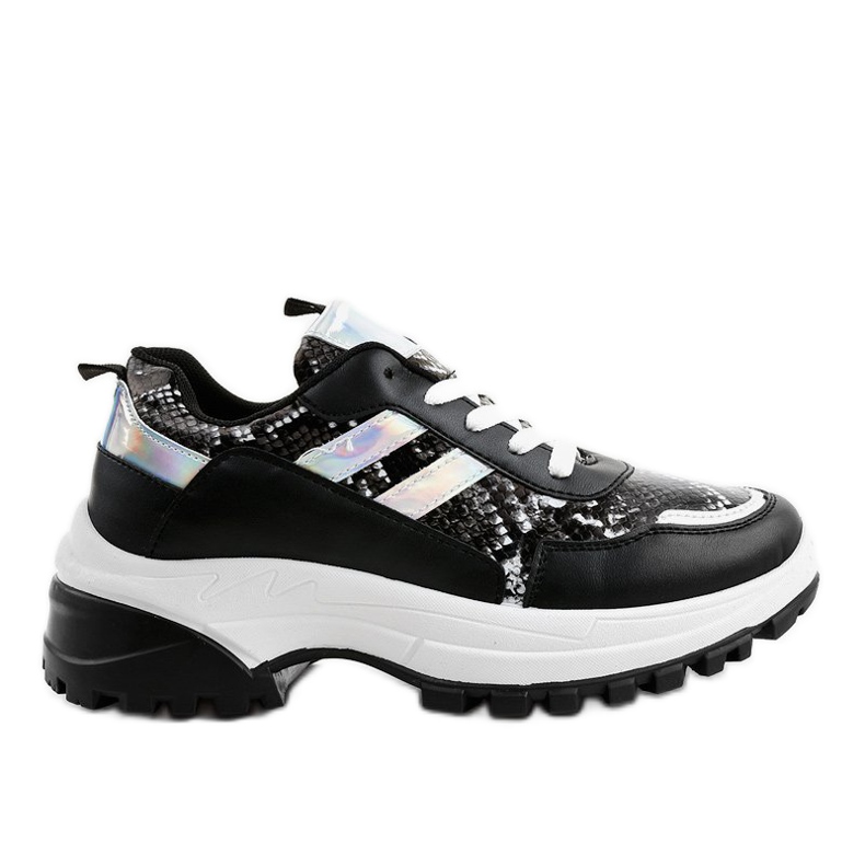 Chaussures de sport élégantes noires 690051 le noir