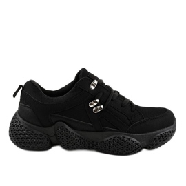 Chaussures de sport noires à la mode pour femmes BD-5