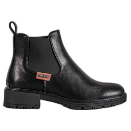 Bottines Chelsea noires de VINCEZA