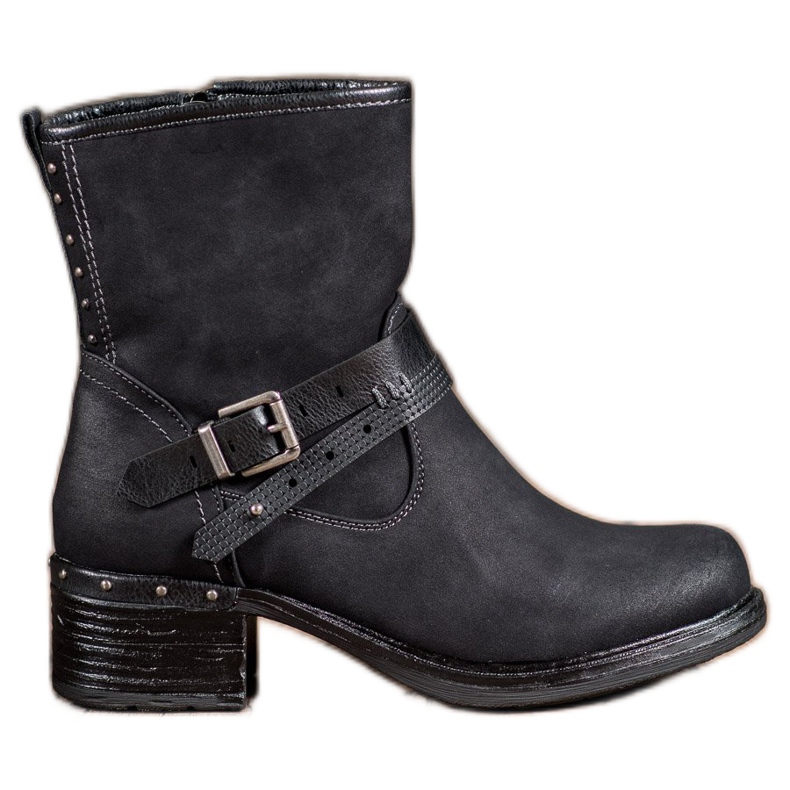 SHELOVET Bottes hautes à boucle le noir SHELOVET Bottes hautes à boucle le noir