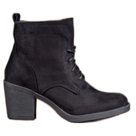 Nio Nio Bottes confortables à talons hauts noir