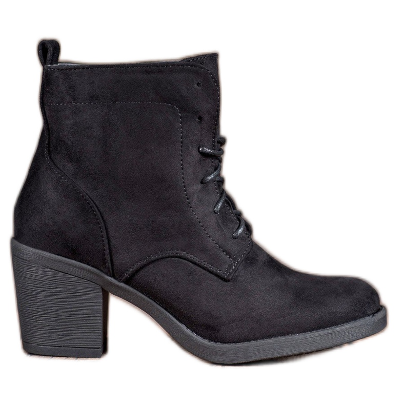 Nio Nio Bottes confortables à talons hauts le noir