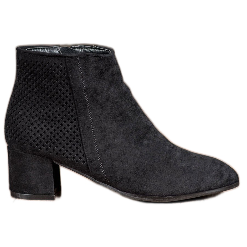 Filippo Bottines à talons en daim le noir