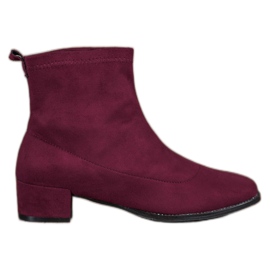 Sweet Shoes Bottes en daim élégantes violet