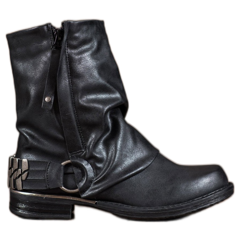 Seastar Bottes de motard le noir