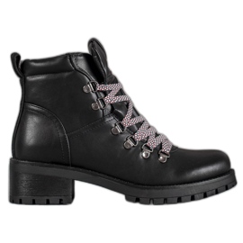 Filippo Bottes en éco-cuir noir
