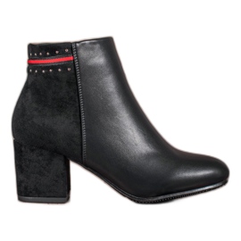 Filippo Bottes à talons hauts noir